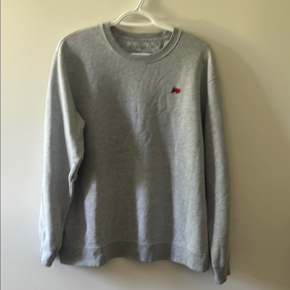 Men’s Perlis Gray Crewneck Sweater